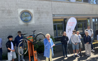 Eröffnung der Fahrrad-Reparatur-Station